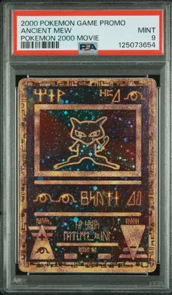Pokemon TCG 2000 Ancient Mew Holo Card Movie Promo Edition, PSA 9 - Image 1