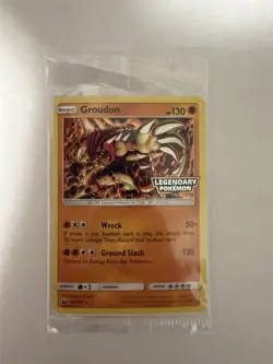 Pokemon Groudon 81/168 Holo SEALED - Legendary Pokemon Stamp GameStop Promo - Image 1