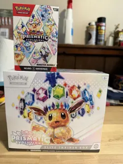 Pokemon TCG Prismatic Evolutions Elite Trainer Box & Booster Bundle Eevee - Image 1