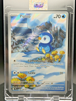 2025 Pokemon 🐧 Piplup #98 Phantasmal Flames Illustration Rare Near MINT 🔥🚀🌎 - Image 1