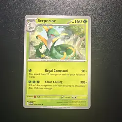Pokemon TCG - Serperior 006/088 - Rare Non-Holo Deck Exclusive - Perfect Order - Image 1
