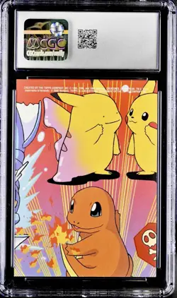 Pokemon 2000 Topps Series 2 Jigglypuff Ditto Pikachu Stick On CGC 9 MINT LOW POP - Image 3