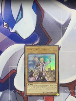 x1 Everyone's King - SDCK-EN050 - Ultra Rare - 1st Edition - Structure Deck The - Image 1