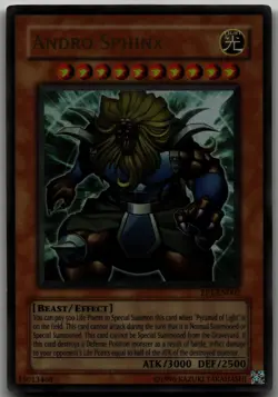 Andro Sphinx Ultra Rare Yu-Gi-Oh! Movie Exclusive Pack EP1-EN002 LP - Image 1