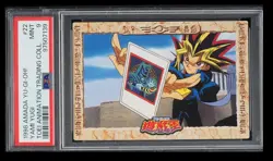 1998 Yu-Gi-Oh! Amada Toei Animation Trading Coll. Yami Yugi PSA 9 Japanese #22 - Image 1