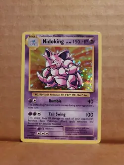 Nidoking Pokemon Card XY Evolutions 45/108 Holo Foil Rare Near Mint NM - Image 1