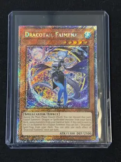 YU-GI-OH! CARD RA05-EN035 DRACOTAIL FAIMENA SPELL HOLO STARLIGHT RARE 1ST ED - Image 1