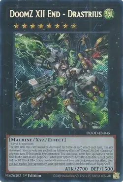 Yu-Gi-Oh! Doom of Dimensions - DoomZ XII End - Drastrius - DOOD-EN045 SR - Image 2