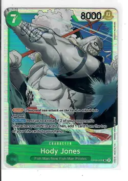 Hody Jones (035) OP06-035 Super Rare Wings of the Captain One Piece Foil LP - Image 1