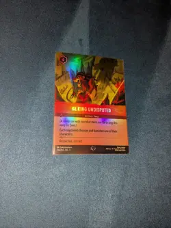 Disney Lorcana Be King Undisputed 216/204 EN 9 EPIC FOIL NM - Image 1