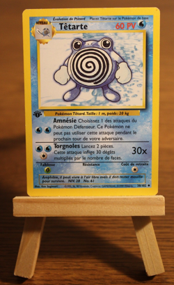 First Edition Base Set - French Pokemon Cards - Poliwhirl, Magnemite, Machoke - Image 3