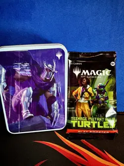 TMT Lot+Tin+pack, MTG Ninja Turtles, Shredder TIN, See Description For Cards - Image 4
