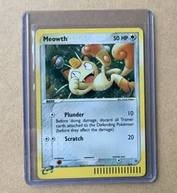 Meowth 013 Pokemon Card Nintendo Black Star Promo - LP Nice Copy - Image 1
