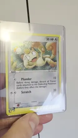 Meowth 013 Pokemon Card Nintendo Black Star Promo - LP Nice Copy - Image 2