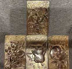 (7) 23K Gold Plated Pokemon Nintendo Cards| 1999 | Set of 6+ 1 extra Jigglypuff - Image 3