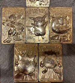 (7) 23K Gold Plated Pokemon Nintendo Cards| 1999 | Set of 6+ 1 extra Jigglypuff - Image 4