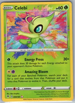 Celebi 009/185 SWSH04: Vivid Voltage - Pokemon Card - NM - Image 1