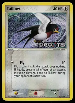 Pokemon Card - Taillow Deoxys 80/107 Reverse Holo Stamped - Image 1