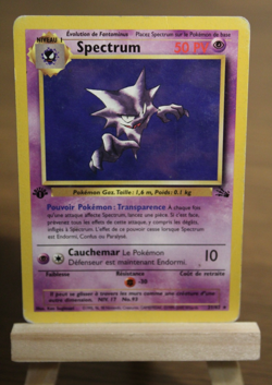 Spectrum French Haunter 1st Edition Fossil Pokemon Card 21/62 - Image 1