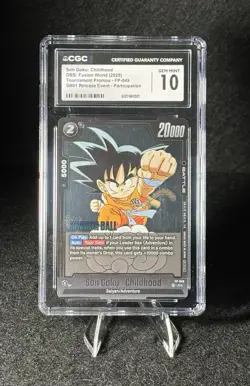 Dragon Ball Son Goku Childhood FP-049 Promo Tournament SB01 CGC 10 Battle Card - Image 1