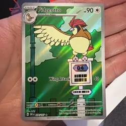 Pokemon TCG Pidgeotto Obsidian Flames Illustration Rare Card 208/197 - Image 1