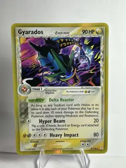 Pokemon Gyarados TCG Delta Species Holon Phantoms Card 8/110 NM-/LP+ - Image 1