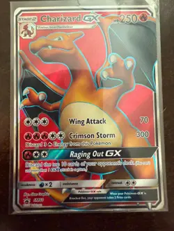 2017 Pokemon Charizard GX SM60 Promo Holo Black Star Promo Pokemon TCG Card Mint - Image 1
