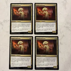 Magic the Gathering MTG Cruel Celebrant Play Set Of 4 Cards - Image 1