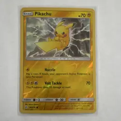 Pikachu Cosmic Eclipse 66/236 Reverse Holofoil Pokemon Card English Common - Image 1