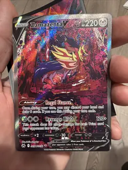 Zamazenta V GG54/GG70 Crown Zenith Holo Pokemon Card NM - Image 3