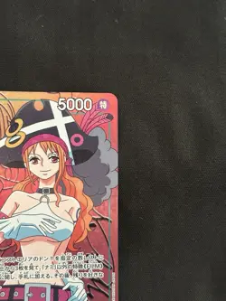 One Piece Card Nami OP02-036 Parallel SR Holo Paramount War JP - Image 3