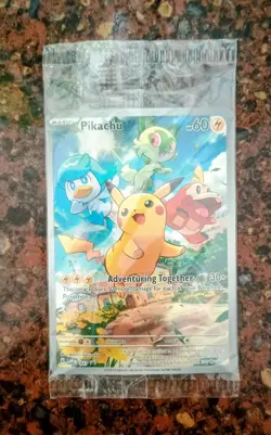 Pikachu TCG Black Star Promos Card SVP 027 Pokemon Tcg Nm-M (Sealed) - Image 1