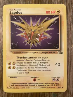 Vintage Pokemon Fossil Unlimited Lot 33 Cards - Dragonite, Gengar, Zapdos - Image 4