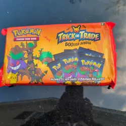 Pokemon 2024 Trick Or Trade Booster Bundle 35 Mini Packs Of TCG Cards New sealed - Image 1