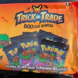 Pokemon 2024 Trick Or Trade Booster Bundle 35 Mini Packs Of TCG Cards New sealed - Image 2