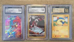 Pokemon Graded Card Lot 3x CGC - Image 1