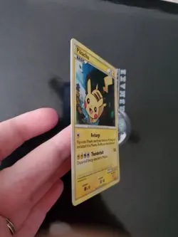 Pikachu HGSS03 Holo Pokemon TCG HeartGold SoulSilver Black Star Promo Card LP - Image 3