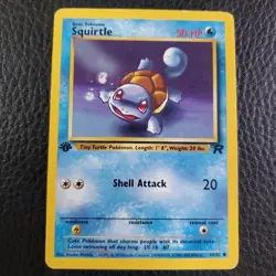 Dark Squirtle 68/82 1st Edtiion HP Pokemon TCG CCG Cards 2000 WOTC - Image 2