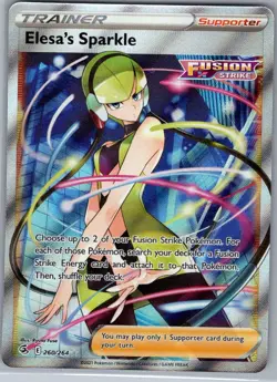 Elesa's Sparkle (Full Art) 260/264 SWSH08: Fusion Strike - Pokemon Card - NM - Image 1