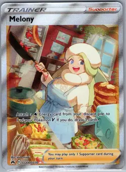 Melony GG64/GG70 SWSH: Crown Zenith: Galarian Gallery - Pokemon Card - NM - Image 1