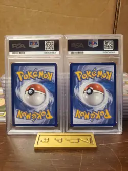Pokemon 2025 Charizard UPC Set Mega Charizard #23 PSA 9 & Oriocorio #24 PSA 9 - Image 2