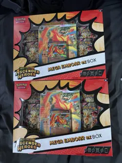 Pokemon TCG Mega Emboar ex Box Ascended Heroes Sealed NEW 🔥 - Image 1