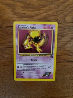 Sabrina's Abra MP - Black Star Promo 19 - Pokemon 2000 WOTC - Image 1