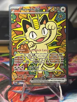 2026 Mega Evolution Perfect Order Meowth ex Secret Rare #121/088 - Image 1