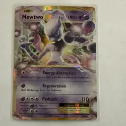 Pokemon Mewtwo EX 52/108 XY Evolutions Ultra Rare Holo English 2016 - Image 1