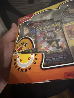 Pokemon TCG Special Edition Pokemon Day 2026 Box Pikachu Promo, 3 Boosters, Coin - Image 2