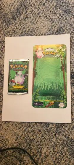 Pokemon Jungle Blister Pack Wigglytuff New Sealed Vintage WOTC 1999 - Image 1