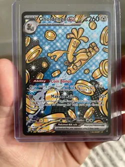 Pokemon Gholdengo ex SV: Prismatic Evolutions SIR 164/131 Holo 260 HP EN - Image 1