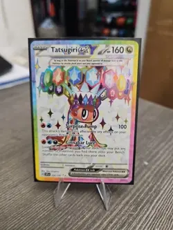 Pokemon TCG English Tatsugiri ex 226/191 sv08: Surging Sparks Ultra Rare Holo NM - Image 1