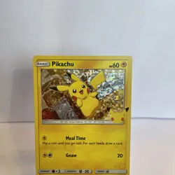 The Pokemon Company Pikachu 25/25 McDonald's 25th Anniversary Holo Promo - Image 1